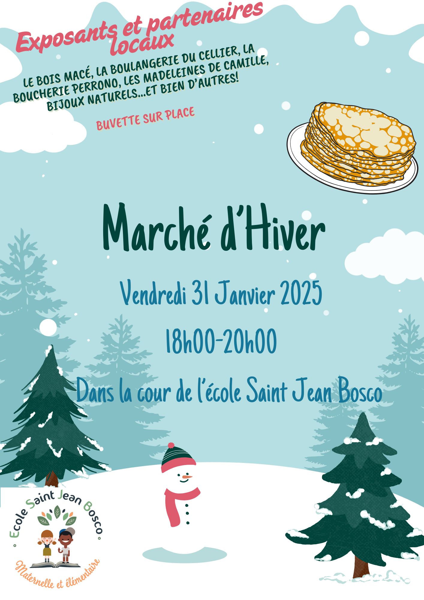 Marché d'hiver - Marché de la Saint Jean Bosco