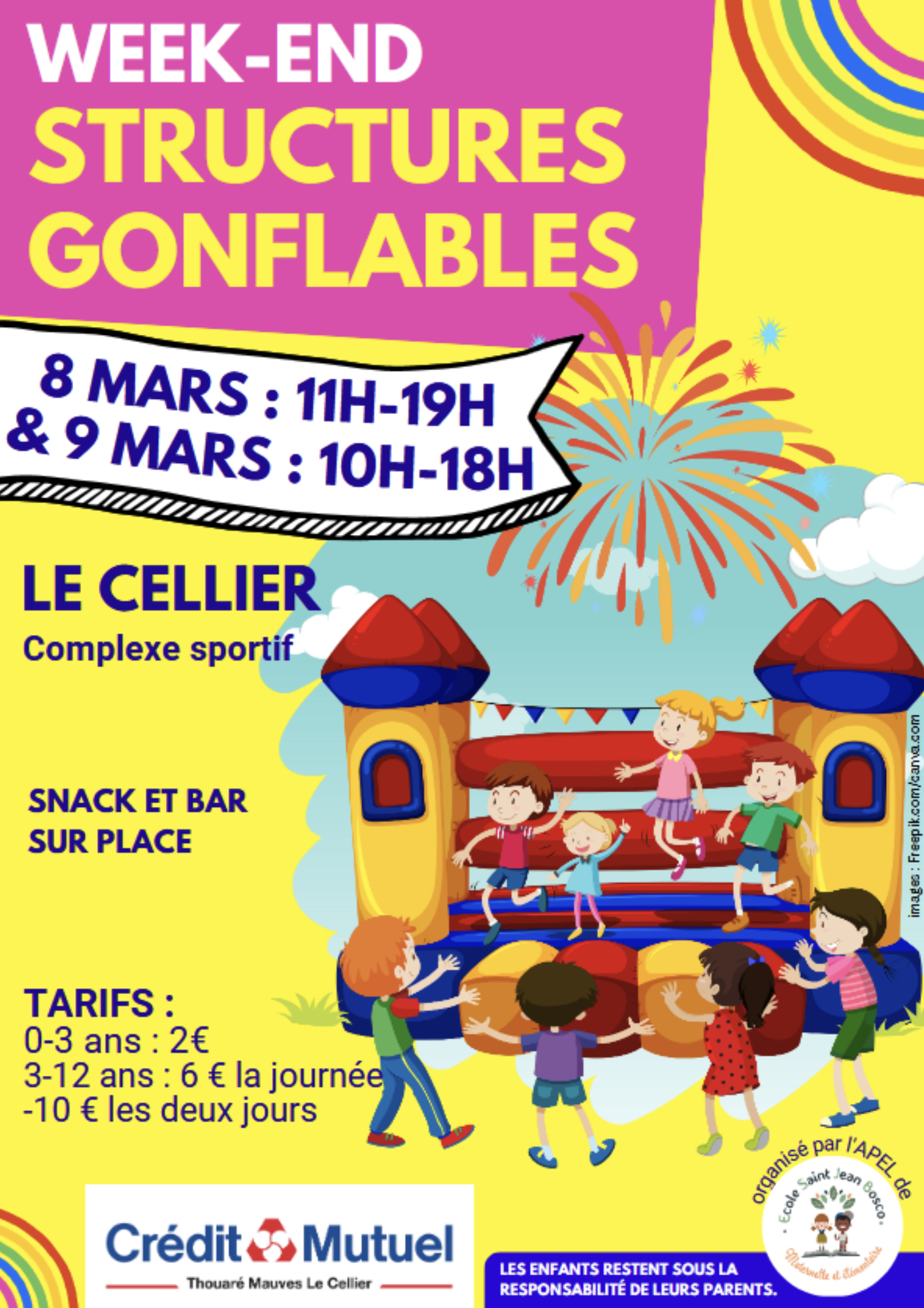 WE Structures Gonflables @ Salle de Sport du Cellier